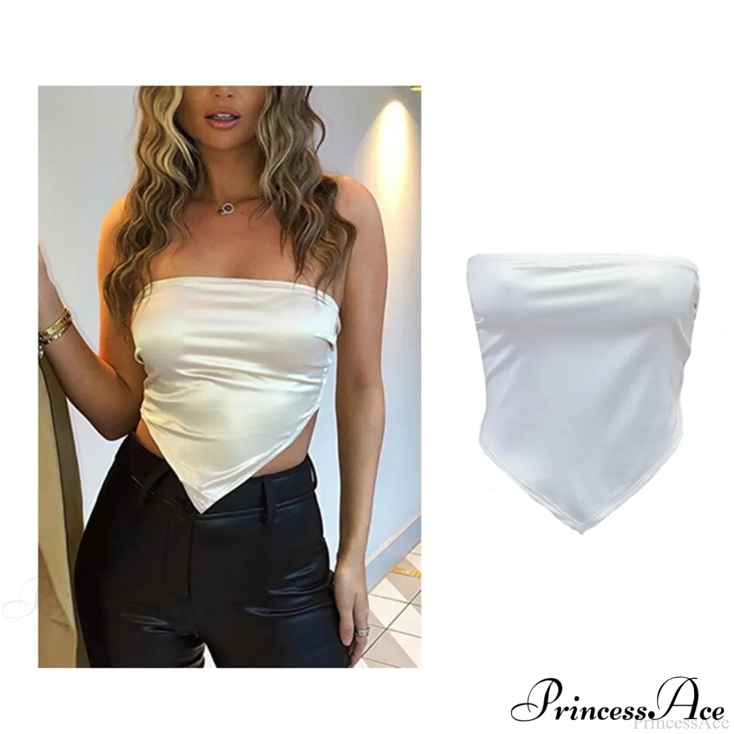 Backless Sleeveless Spaghetti Strap Halter Camis