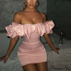 Backless Strapless Bodycon Short Sexy Party Dress