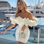 Backless Strapless Bodycon Short Sexy Party Dress