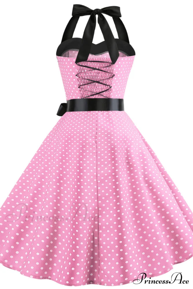 Barbie Movie Margot Charming Pink Plaid Check Dress
