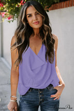 Basic Satin Stylish Tank Top