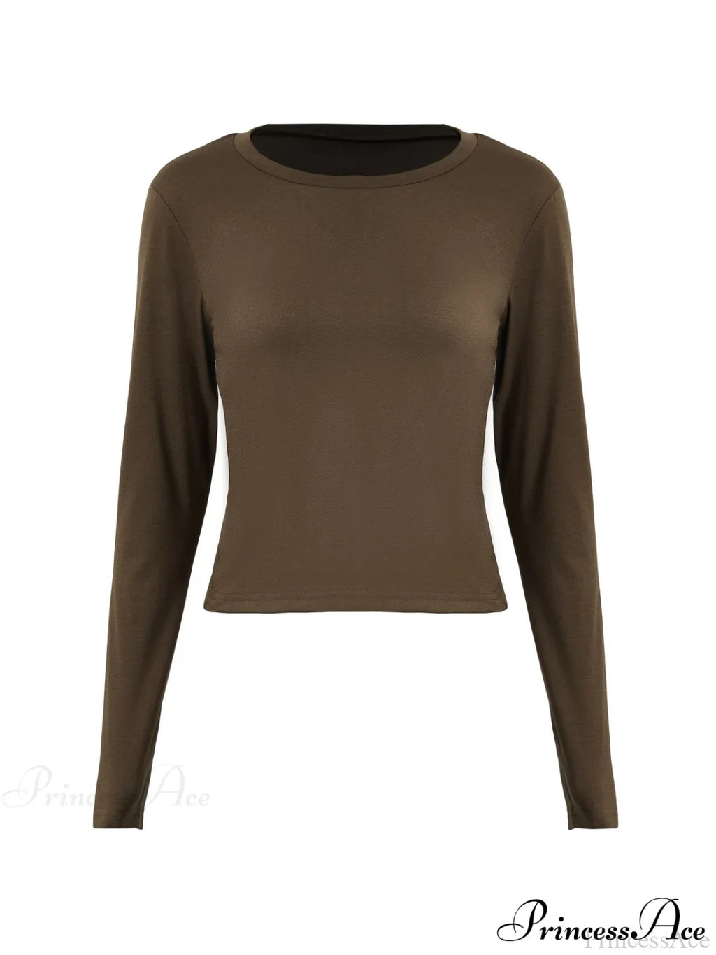 Basic Solid Graceful Crop Top