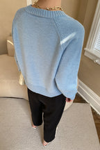 Jade Button Raglan Cardigan