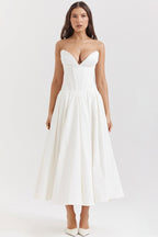Strapless Corset A-Line Party Dress