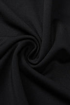 Ruched Mesh Sheer Black Sexy Bodycon Maxi Dress