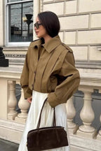 Relaxed Fit Utility Tuck Jacket