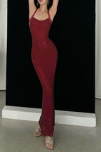 Crystal LowBack Party Dress