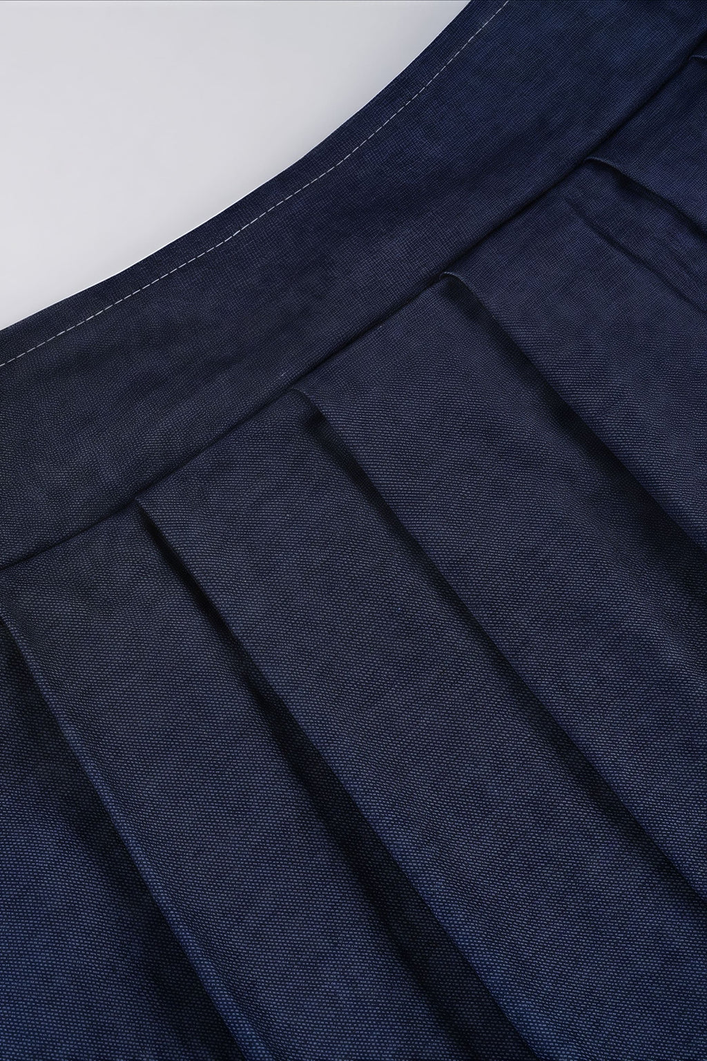 Solid Knit Tie Bandeau Low Waist Pleated Skirt Set