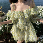 beach outfits floral Trendy fairy boho dresses