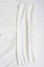 Solid Color Mock Neck Crop Top Bootcut Pants Set