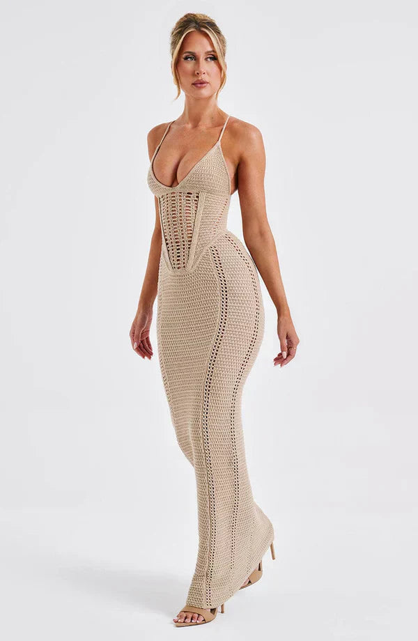 Ida Statement Long Dress Premium Wardrobe Essential