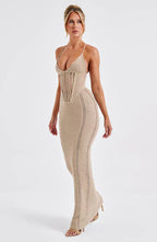 Ida Statement Long Dress Premium Wardrobe Essential