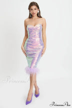 Bella Bandeau Stylish Midi Dress