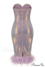 Bella Bandeau Stylish Midi Dress