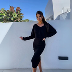 Yanet Elevated Sweater and Dress Set Evening Wear Edit