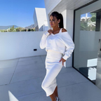 Yanet Elevated Sweater and Dress Set Evening Wear Edit