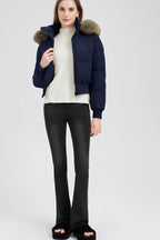 Quilted Hooded Puffer Short Coat