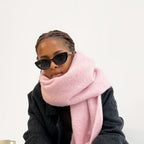 Solid Color Mohair Scarf