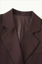Double Breasted Slim Fit Blazer