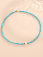Turquoise & Pearl Necklace