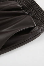 Fleece Vintage High Waist Straight Pants
