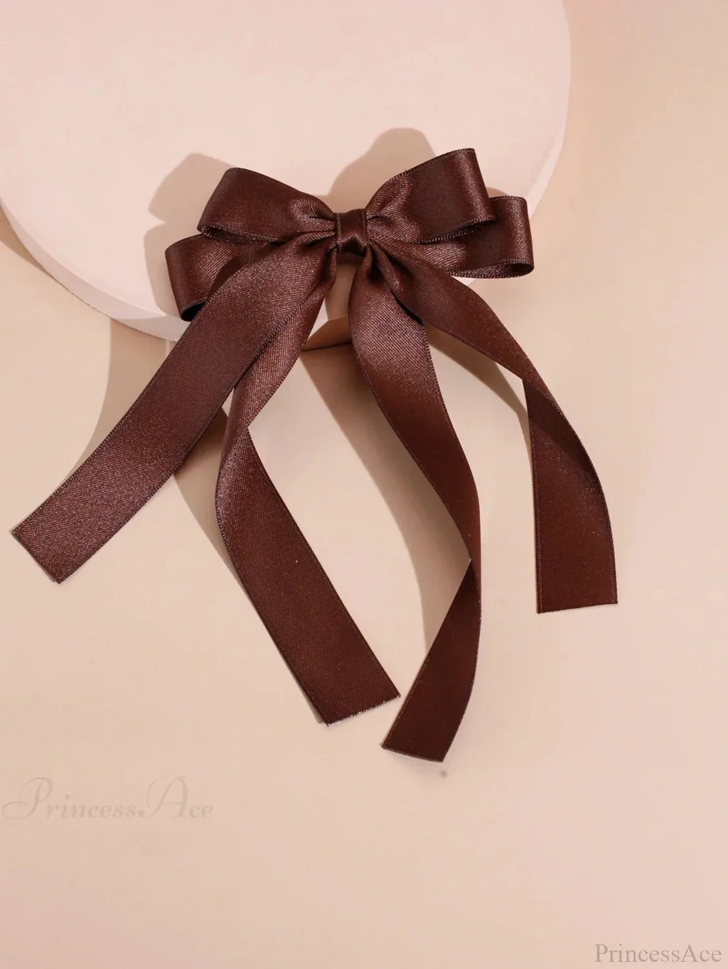 Black and White Bow Top Clip Hair Accessory