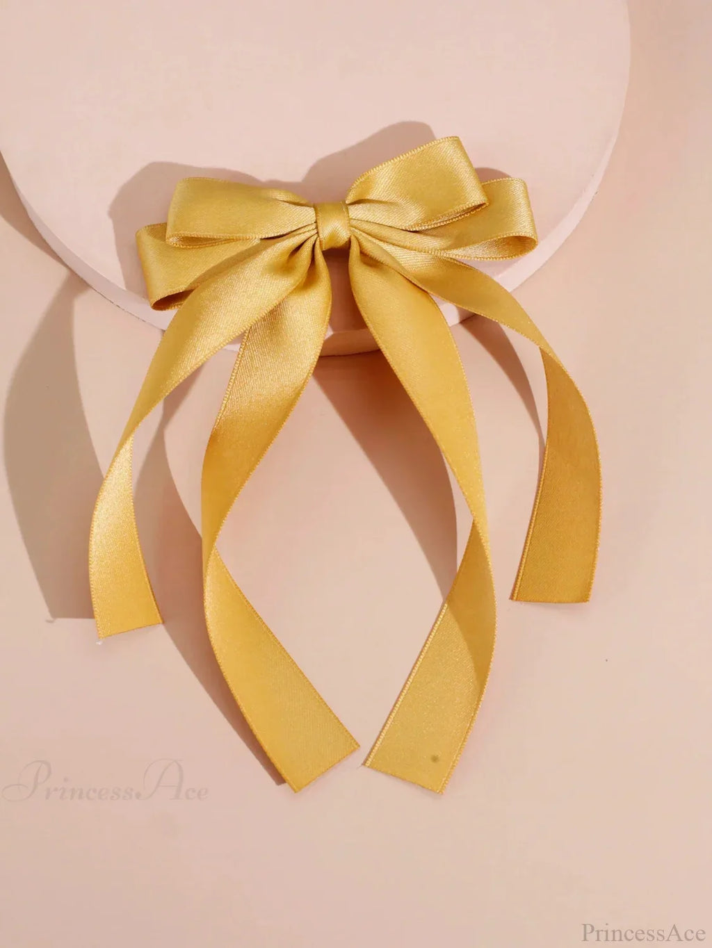 Black and White Bow Top Clip Hair Accessory