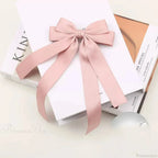 Black and White Bow Top Clip Hair Accessory