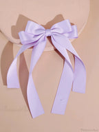 Black and White Bow Top Clip Hair Accessory