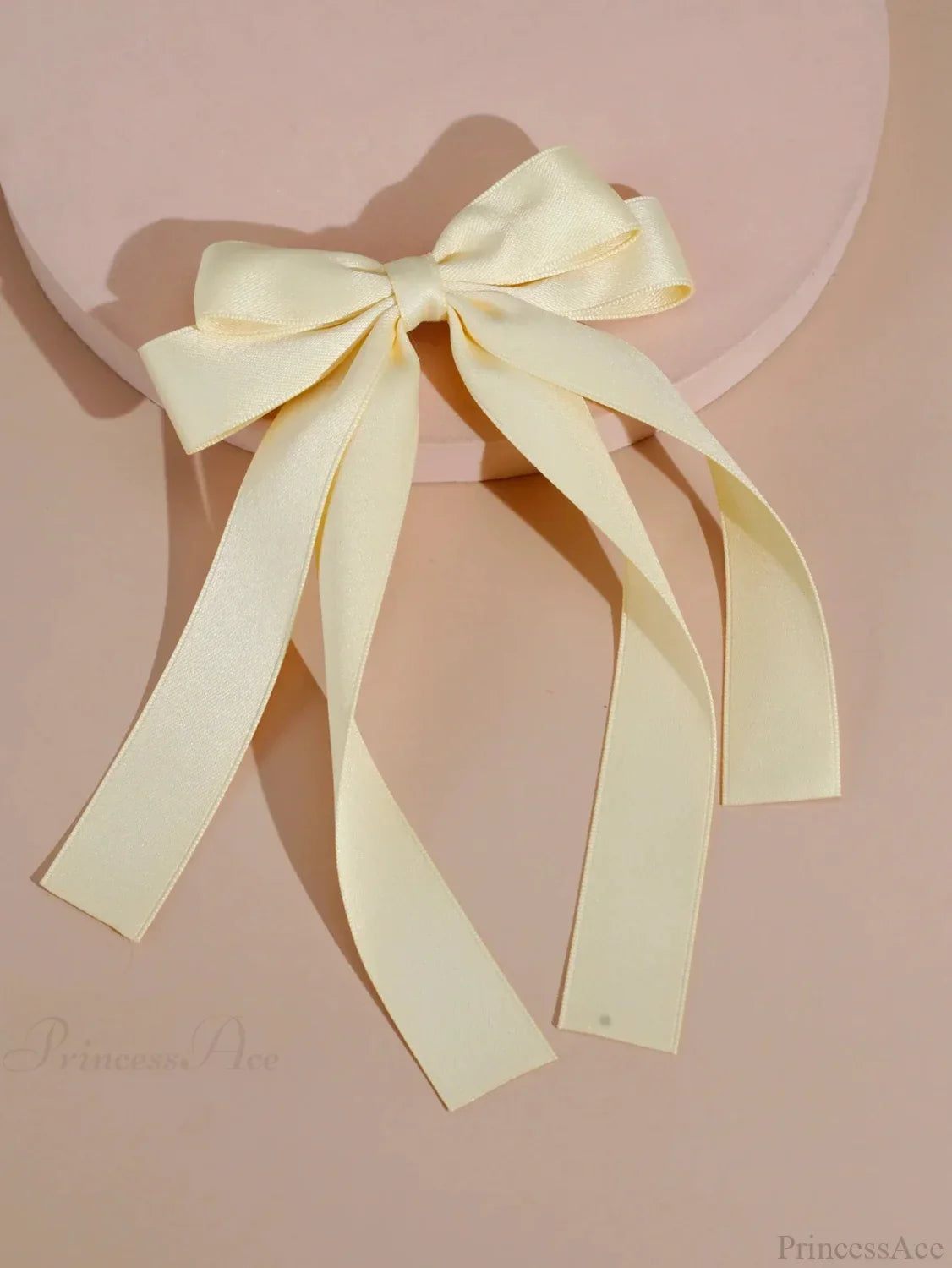 Black and White Bow Top Clip Hair Accessory