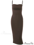 Black Backless Bodycon Dress