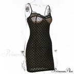 Black Lace Stylish Layered Maxi Dress