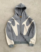 Black Retro Demon Slayer Hoodie