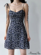 Black Short Sleeve Mini Dress
