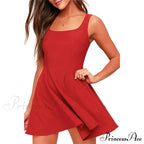 Black Skater Mini Dress