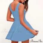 Black Skater Mini Dress