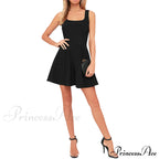 Black Skater Mini Dress