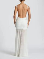 Blake Pleated Maxi Dress