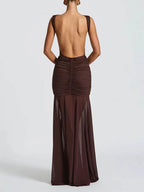 Blake Pleated Maxi Dress