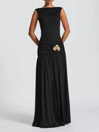 Blake Pleated Maxi Dress