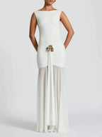Blake Pleated Maxi Dress