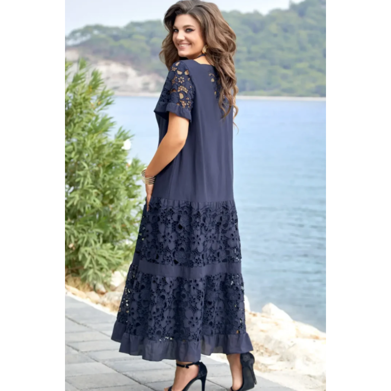 Rita Premium Timeless Vintage Pleated Dress Everyday Luxe Edit