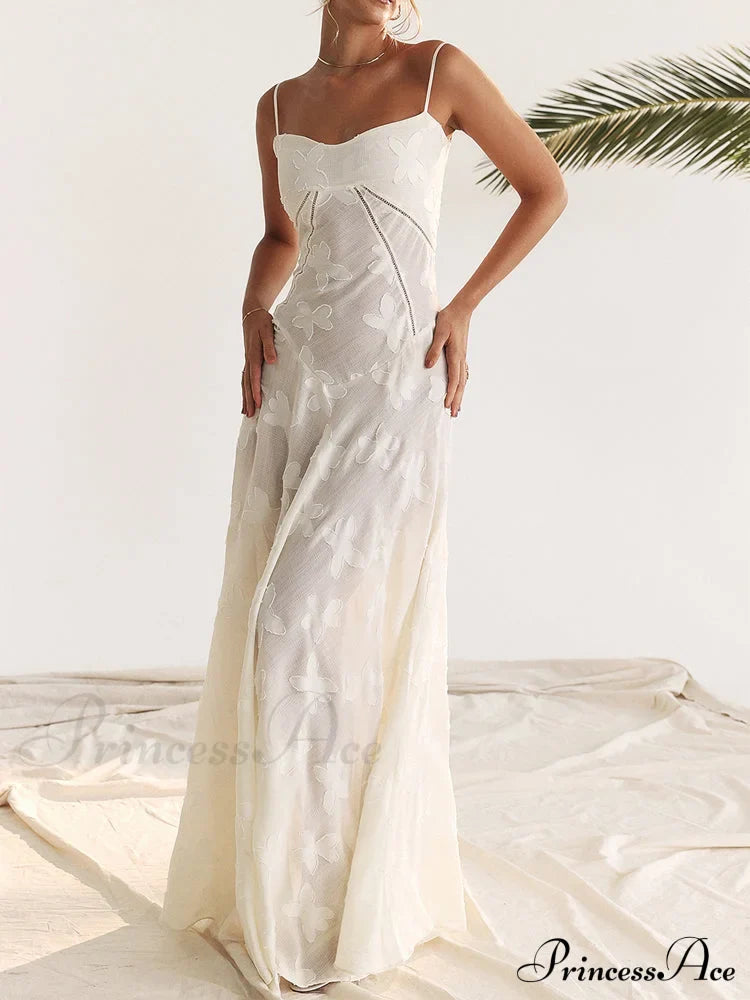 Blush of Elegance Charming Lace Maxi Dress