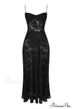 Blush of Elegance Charming Lace Maxi Dress