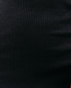 Body Language Ribbed Cutout Midi Dress Black