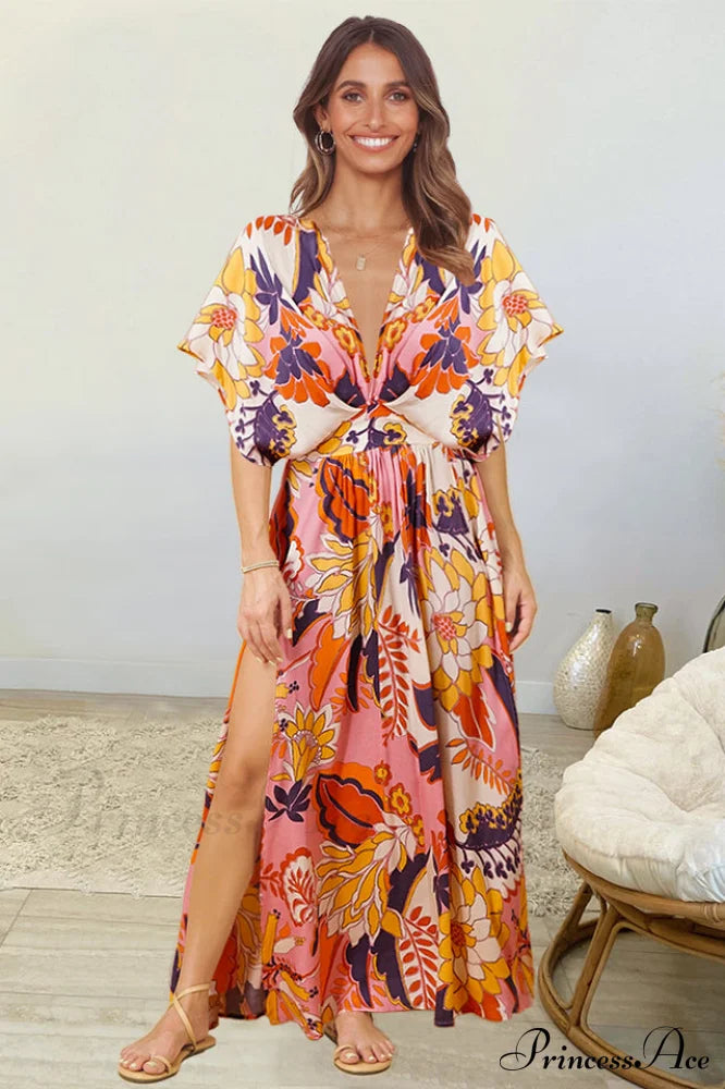 Bohemian Elegant Floral Dress