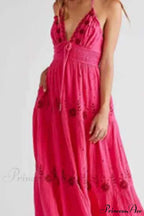 Bohemian Flower Beach Holiday Boho Dress