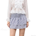 Bohemian Layered Ruffle Skirt