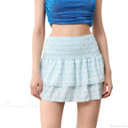 Bohemian Layered Ruffle Skirt