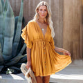 Beach Summer Cover Up Mini Dress